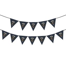 ScotsTee Shop Scottish MacRae Hunting Modern Crest Tartan Triangle Flags Tartan Bunting, Pennants (12pcs)