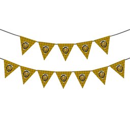 ScotsTee Shop Scottish Houston Crest Tartan Triangle Flags Tartan Bunting, Pennants (12pcs)