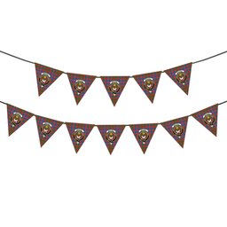 ScotsTee Shop Scottish MacColl Old Ancient Crest Tartan Triangle Flags Tartan Bunting, Pennants (12pcs)