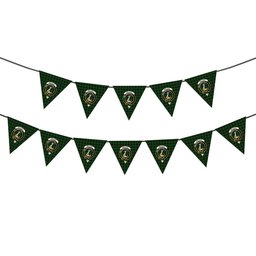 ScotsTee Shop Scottish Wallace Hunting Crest Tartan Triangle Flags Tartan Bunting, Pennants (12pcs)