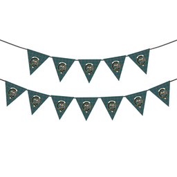 ScotsTee Shop Scottish Ralston USA Modern Crest Tartan Triangle Flags Tartan Bunting, Pennants (12pcs)
