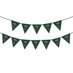 ScotsTee Shop Scottish MacLeod of Skye Ancient Crest Tartan Triangle Flags Tartan Bunting, Pennants (12pcs)