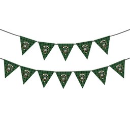 ScotsTee Shop Scottish Kincaid Modern Crest Tartan Triangle Flags Tartan Bunting, Pennants (12pcs)