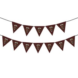 ScotsTee Shop Scottish Innes 1 Crest Tartan Triangle Flags Tartan Bunting, Pennants (12pcs)