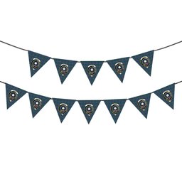 ScotsTee Shop Scottish Pitcairn Heritage Hunting Crest Tartan Triangle Flags Tartan Bunting, Pennants (12pcs)