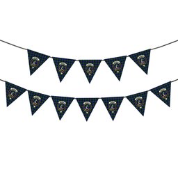 ScotsTee Shop Scottish McKinlay Modern Crest Tartan Triangle Flags Tartan Bunting, Pennants (12pcs)