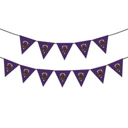 ScotsTee Shop Scottish Learmonth Family Herts Crest Tartan Triangle Flags Tartan Bunting, Pennants (12pcs)