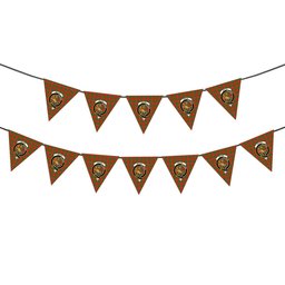 ScotsTee Shop Scottish MacFie Ancient Crest Tartan Triangle Flags Tartan Bunting, Pennants (12pcs)