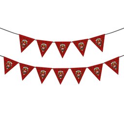 ScotsTee Shop Scottish MacColl Modern Crest Tartan Triangle Flags Tartan Bunting, Pennants (12pcs)