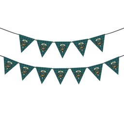 ScotsTee Shop Scottish Keith Ancient Crest Tartan Triangle Flags Tartan Bunting, Pennants (12pcs)
