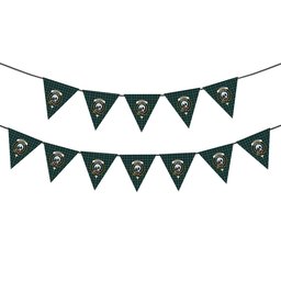 ScotsTee Shop Scottish Kennedy Modern Clan Crest Tartan Triangle Flags Tartan Bunting, Pennants (12pcs)