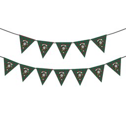 ScotsTee Shop Scottish Jardine Dress Ancient Crest Tartan Triangle Flags Tartan Bunting, Pennants (12pcs)