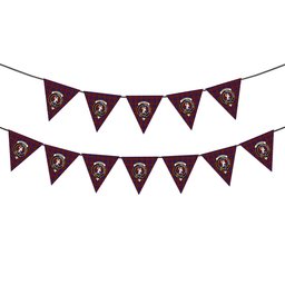 ScotsTee Shop Scottish Pennycook Modern Crest Tartan Triangle Flags Tartan Bunting, Pennants (12pcs)