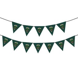 ScotsTee Shop Scottish McEwen Ancient Crest Tartan Triangle Flags Tartan Bunting, Pennants (12pcs)