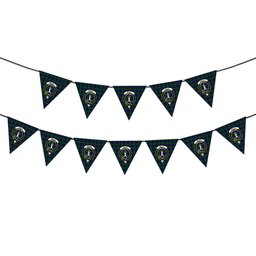 ScotsTee Shop Scottish McKay Modern Crest Tartan Triangle Flags Tartan Bunting, Pennants (12pcs)
