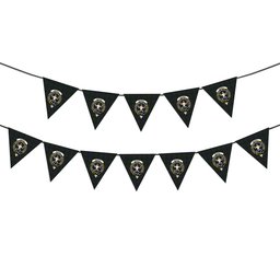 ScotsTee Shop Scottish Murray of Atholl Modern Crest Tartan Triangle Flags Tartan Bunting, Pennants (12pcs)