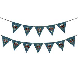 ScotsTee Shop Scottish MacLeod of Harris Ancient Crest Tartan Triangle Flags Tartan Bunting, Pennants (12pcs)