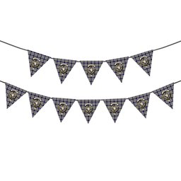 ScotsTee Shop Scottish Livingstone Dress Crest Tartan Triangle Flags Tartan Bunting, Pennants (12pcs)