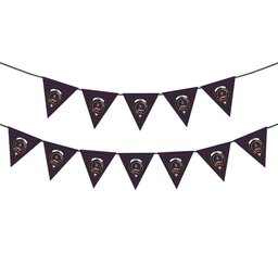 ScotsTee Shop Scottish Mar Dress - TD Crest Tartan Triangle Flags Tartan Bunting, Pennants (12pcs)