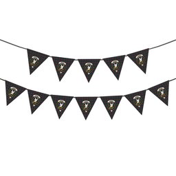 ScotsTee Shop Scottish Lindsay-McGee Ancient Clan Crest Tartan Triangle Flags Tartan Bunting, Pennants (12pcs)