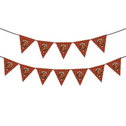 ScotsTee Shop Scottish Scrymgeour Modern Crest Tartan Triangle Flags Tartan Bunting, Pennants (12pcs)