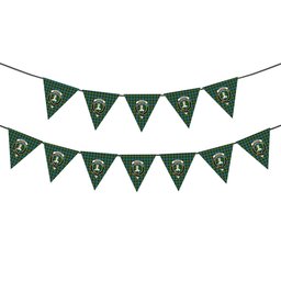 ScotsTee Shop Scottish Paterson Ancient Crest Tartan Triangle Flags Tartan Bunting, Pennants (12pcs)