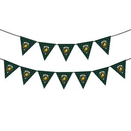 ScotsTee Shop Scottish MacIver Hunting Modern Crest Tartan Triangle Flags Tartan Bunting, Pennants (12pcs)