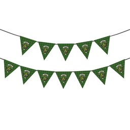 ScotsTee Shop Scottish Strachan Hunting Modern Crest Tartan Triangle Flags Tartan Bunting, Pennants (12pcs)