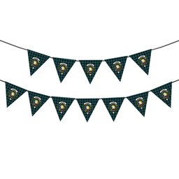 ScotsTee Shop Scottish Oliphant Modern Clan Crest Tartan Triangle Flags Tartan Bunting, Pennants (12pcs)