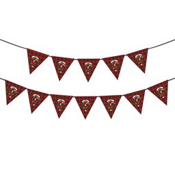 ScotsTee Shop Scottish Orr Senior, Gerald William Crest Tartan Triangle Flags Tartan Bunting, Pennants (12pcs)