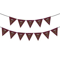 ScotsTee Shop Scottish McIntyre Modern Crest Tartan Triangle Flags Tartan Bunting, Pennants (12pcs)