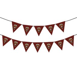 ScotsTee Shop Scottish MacColl Modern(1) Crest Tartan Triangle Flags Tartan Bunting, Pennants (12pcs)