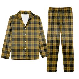 ScotsTee Shop Scottish McLeod Tartan Pajama Satin Velvet Flannel Pajama Set