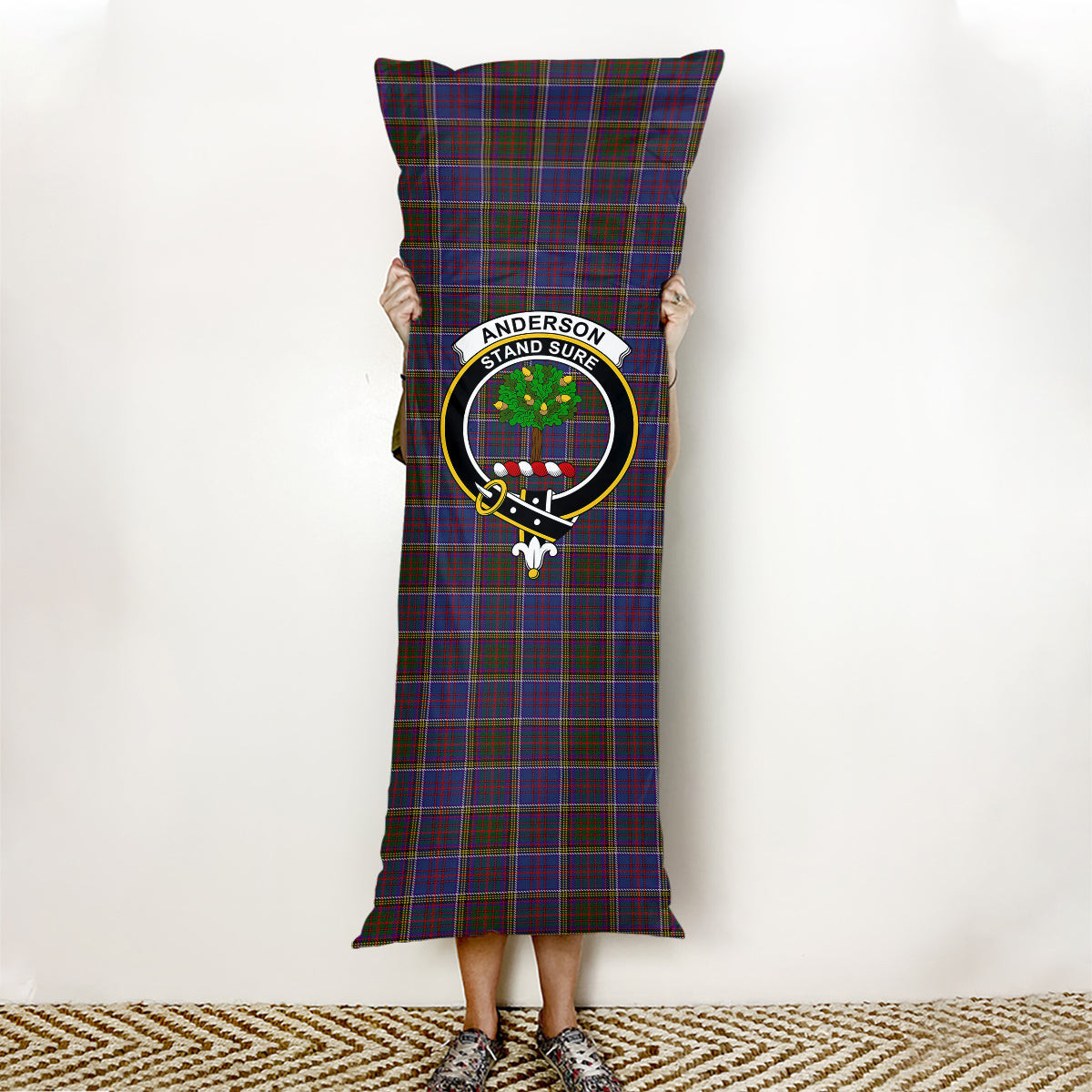 ScotsTee Shop Scottish Anderson W L Anderson, Stirling Crest Tartan Body Pillow