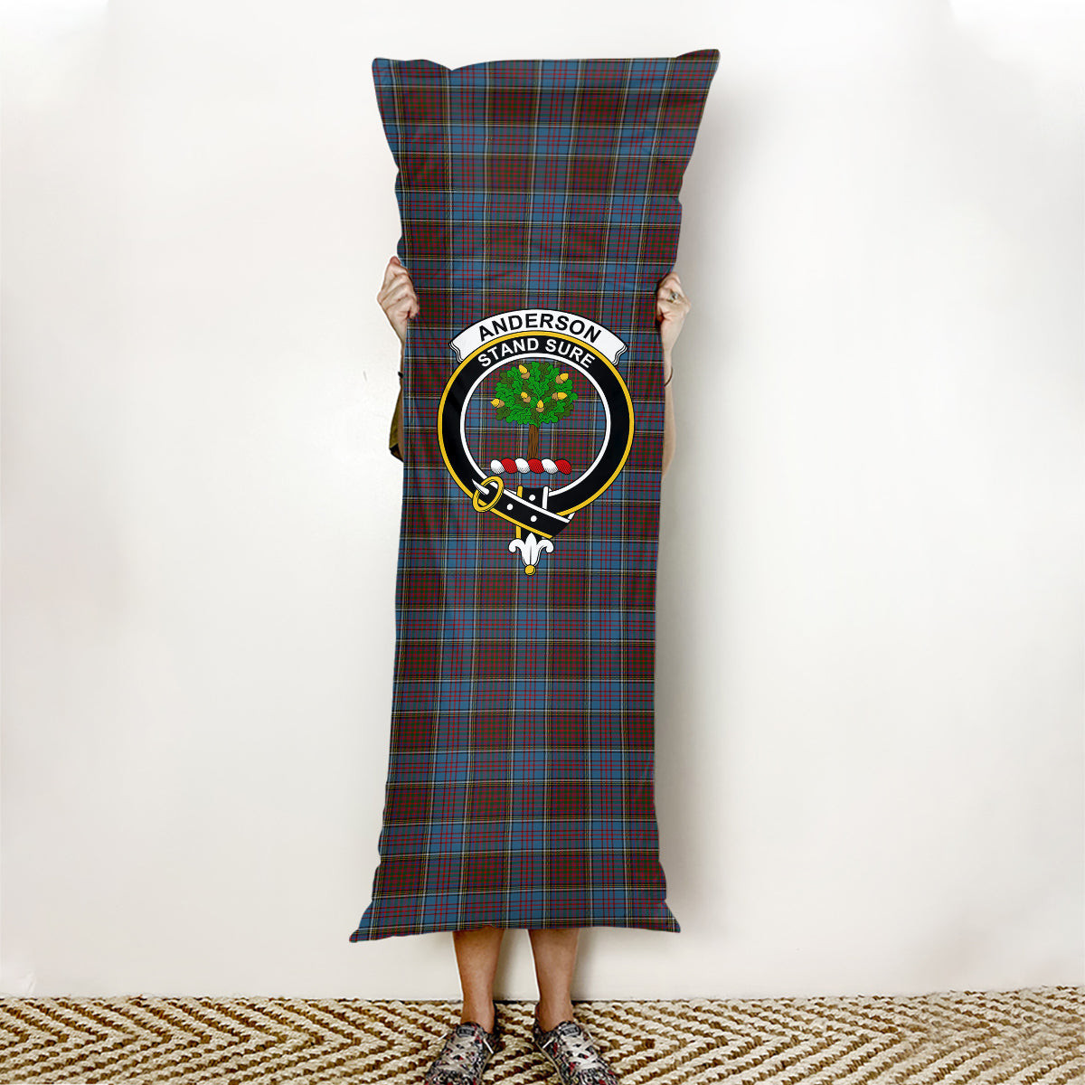 ScotsTee Shop Scottish Anderson Highland Society of London Crest Tartan Body Pillow