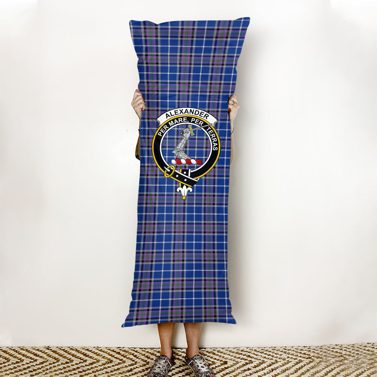 ScotsTee Shop Scottish Alexander of Menstry Ancient Crest Tartan Body Pillow