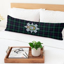 ScotsTee Shop Scottish Black Watch Coarse Kilt Modern Crest Tartan Body Pillow