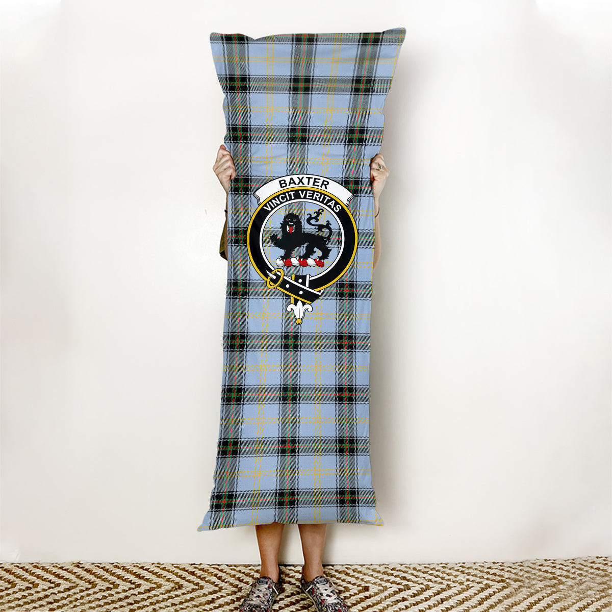 ScotsTee Shop Scottish Baxter of Balgavies Ancient Crest Tartan Body Pillow