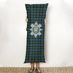 ScotsTee Shop Scottish Black Watch Coarse Kilt Ancient Crest Tartan Body Pillow