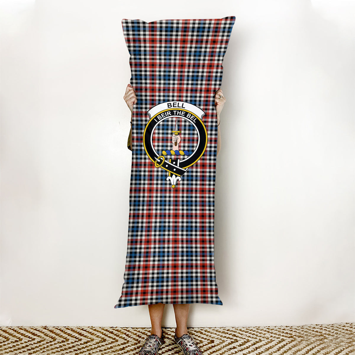 ScotsTee Shop Scottish Bell Border (Bell Southern Bell) Ancient Crest Tartan Body Pillow