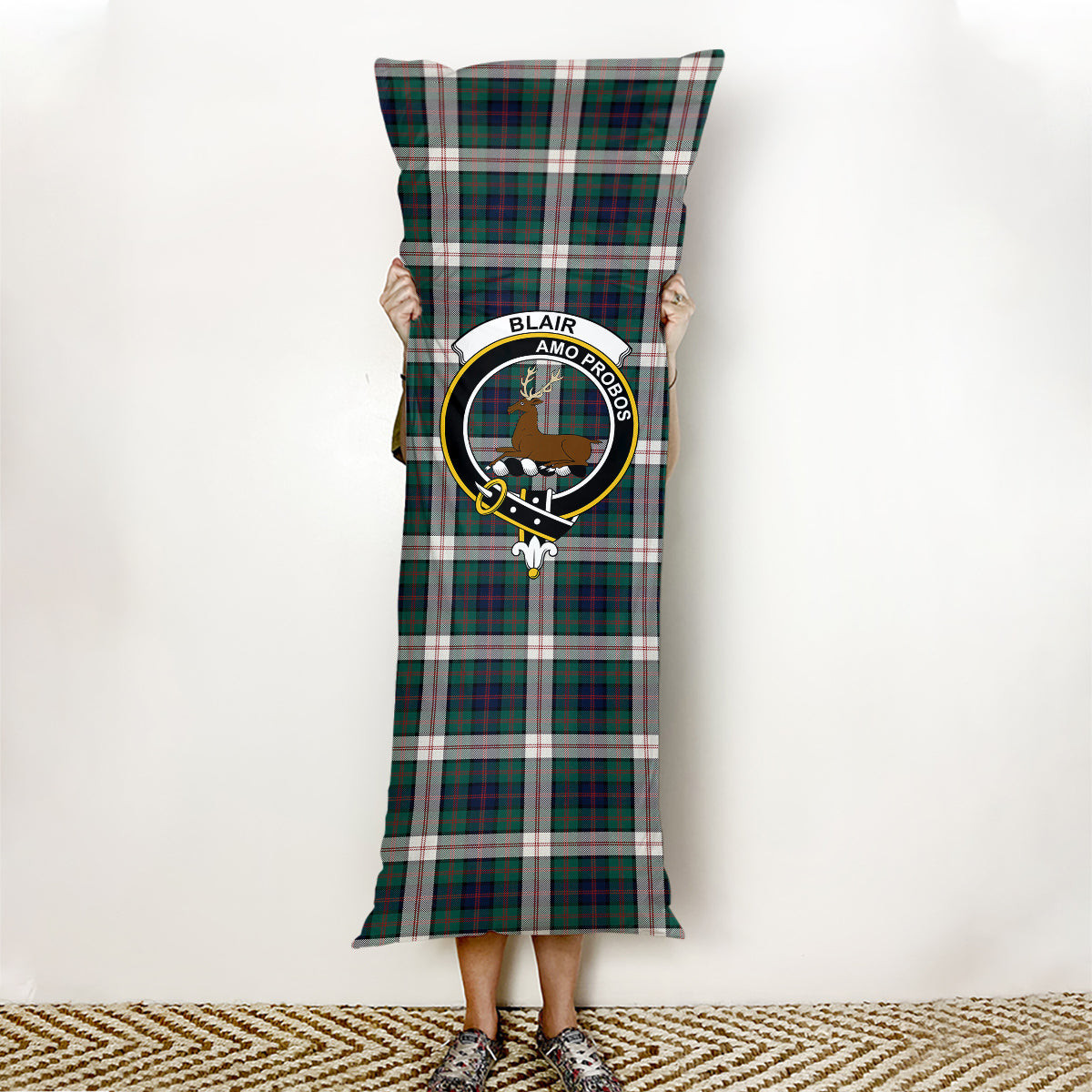 ScotsTee Shop Scottish Blair Dress Modern Crest Tartan Body Pillow
