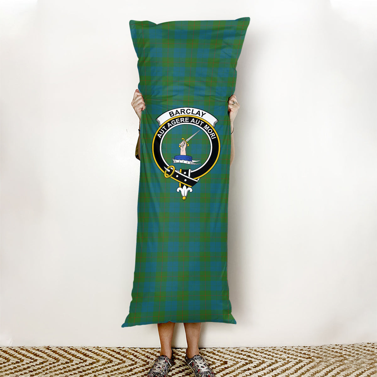 ScotsTee Shop Scottish Barclay Hunting Ancient Clan Crest Tartan Body Pillow