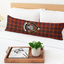 ScotsTee Shop Scottish Dalrymple of Castleton Modern Crest Tartan Body Pillow