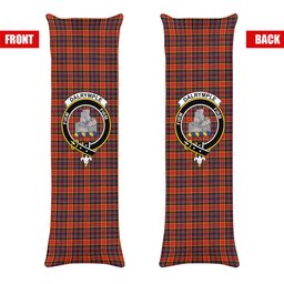 ScotsTee Shop Scottish Dalrymple of Castleton Modern Crest Tartan Body Pillow