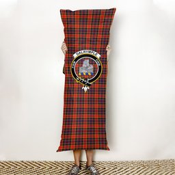 ScotsTee Shop Scottish Dalrymple of Castleton Modern Crest Tartan Body Pillow