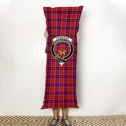 ScotsTee Shop Scottish Cameron of Lochiel Modern Crest Tartan Body Pillow