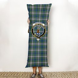ScotsTee Shop Scottish Davidson of Tulloch Dress Ancient Crest Tartan Body Pillow