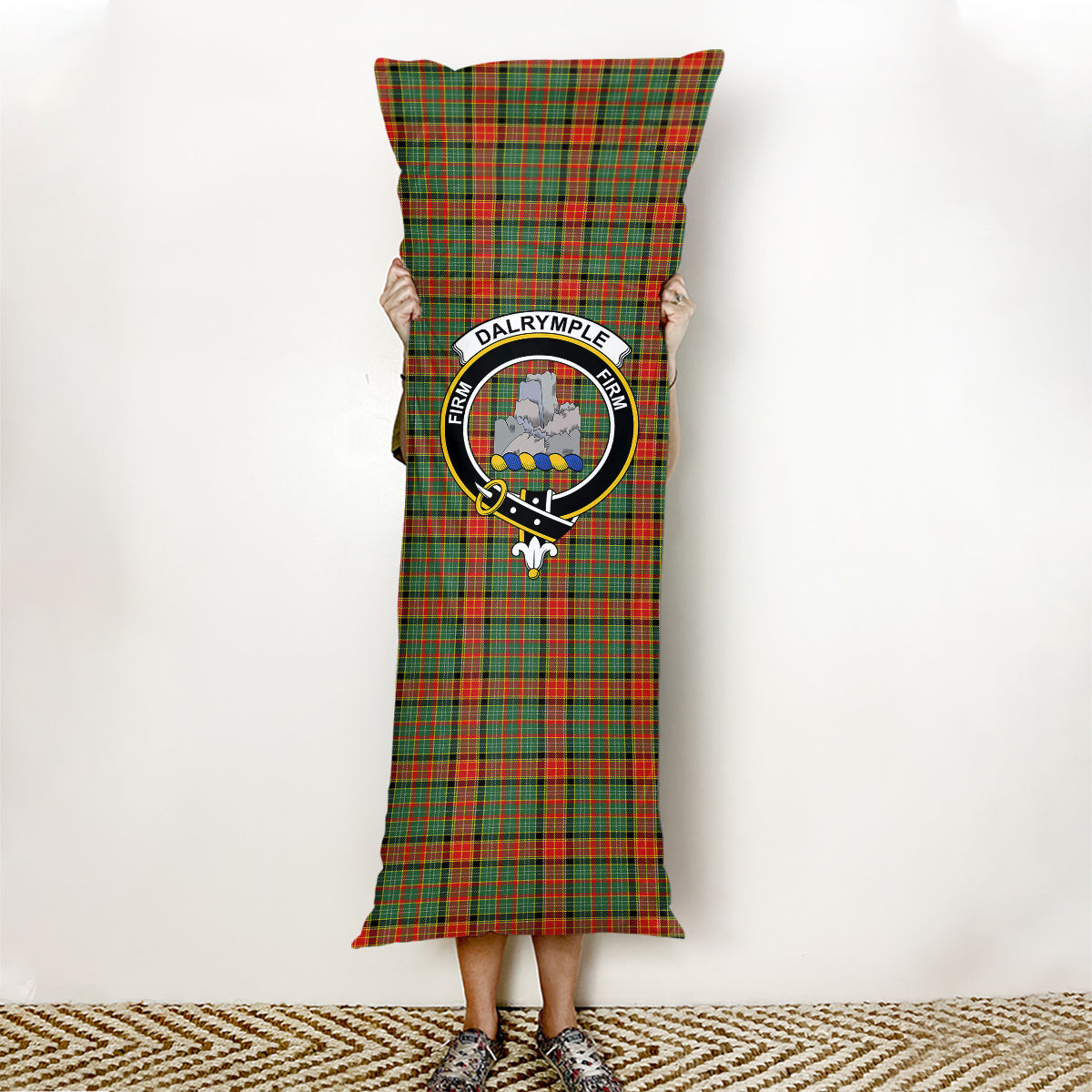 ScotsTee Shop Scottish Dalrymple of Castleton #2 Modern Crest Tartan Body Pillow