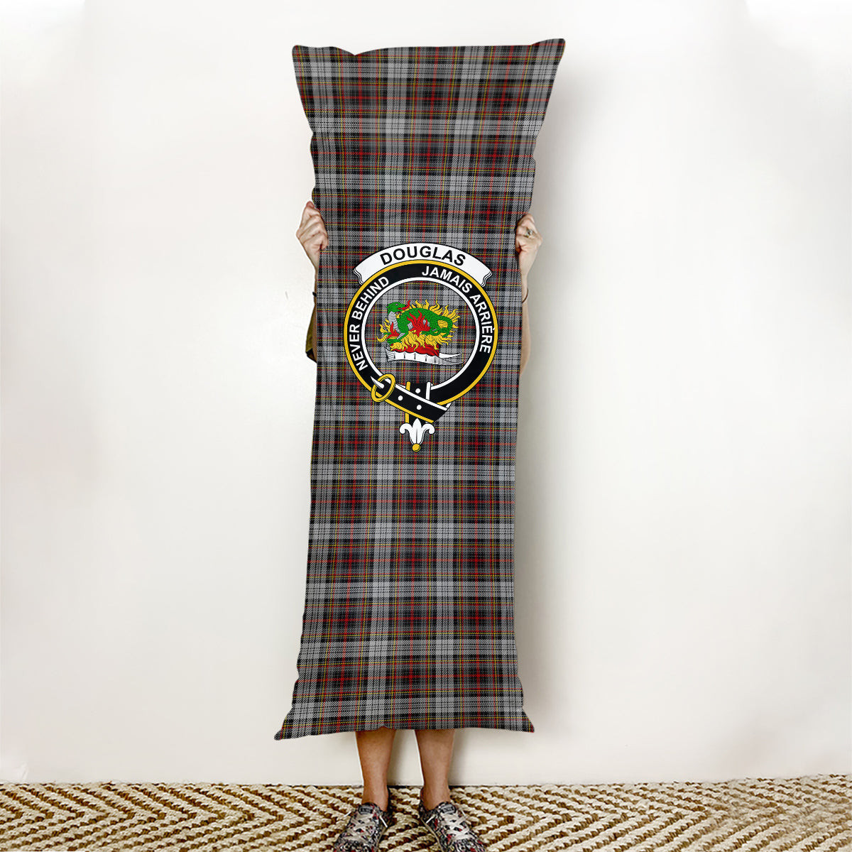 ScotsTee Shop Scottish Douglas Ancient Dress WCWM Crest Tartan Body Pillow