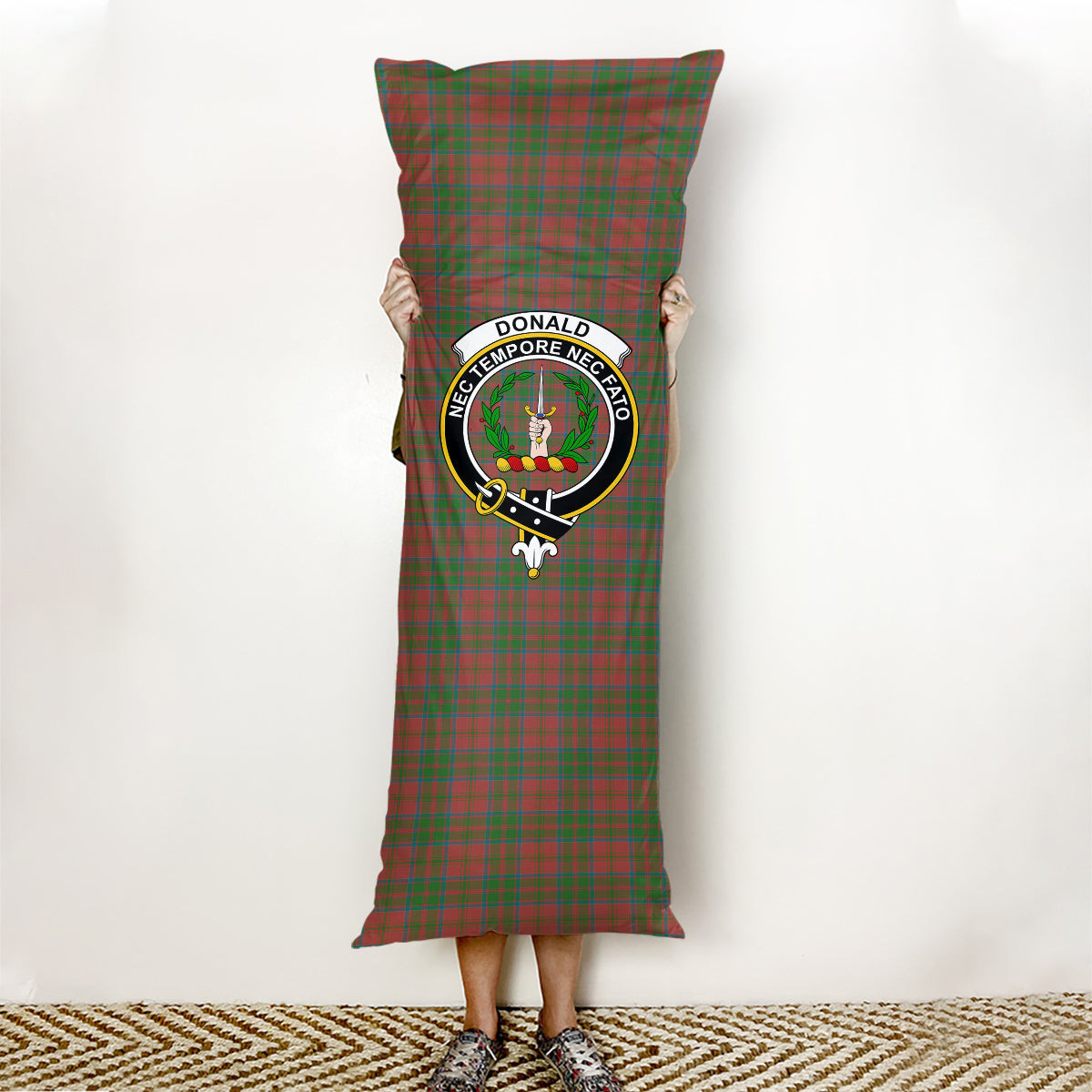 ScotsTee Shop Scottish Donald of Glencoe Ancient Crest Tartan Body Pillow